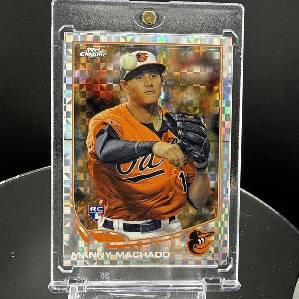 2013 Topps Chrome Manny Machado X-Fractor RC #12 Clean Centered Sharp Corners